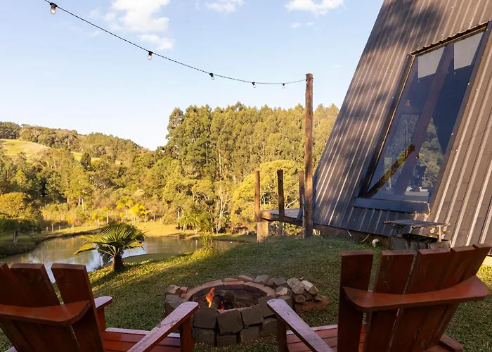 Cabana Com Hidromassagem E Vista, A 12Km De Treze Tilias